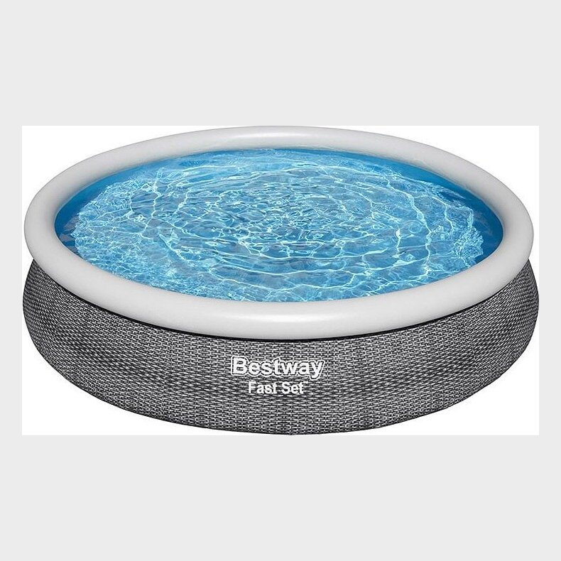 Bestway - Fast Set Pool Med Pumpe - 366 X 76 Cm - 5377 L