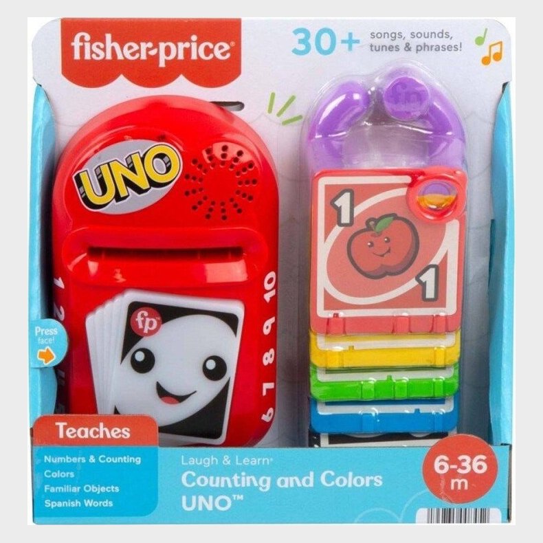 Fisher-price - Uno - Lr Tal Og Farver