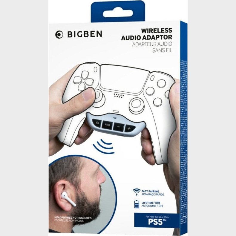 Bigben - Audio Adaptor Til Ps5 Controller