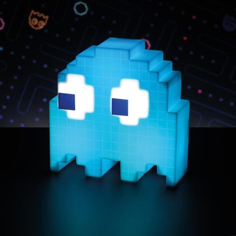 Pac-man Lampe - Spgelse - Farveskiftende