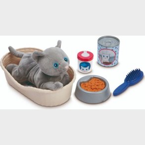 Legetjs Kat Med Seng Og Tilbehr - Ecoiffier - Medical
