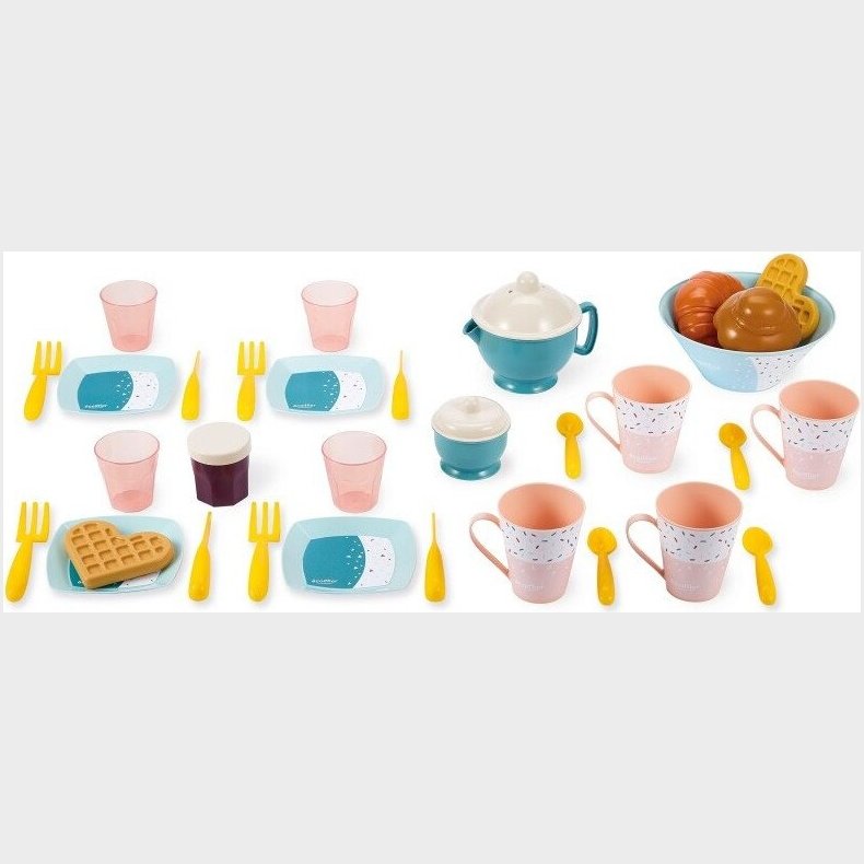 Legemad Og Legetjs Service - Morgenmad - Ecoiffier