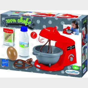 Rremaskine Legetj Med Tilbehr - 7 Dele - Ecoiffier - 100% Chef