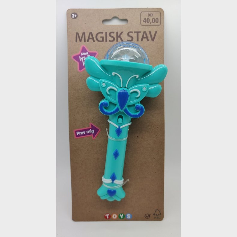 Fe Stav Med Lys Og Lyd