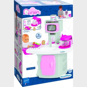 Legekkken Til Baby Dukke - 11 Dele - Ecoiffier - Nursery