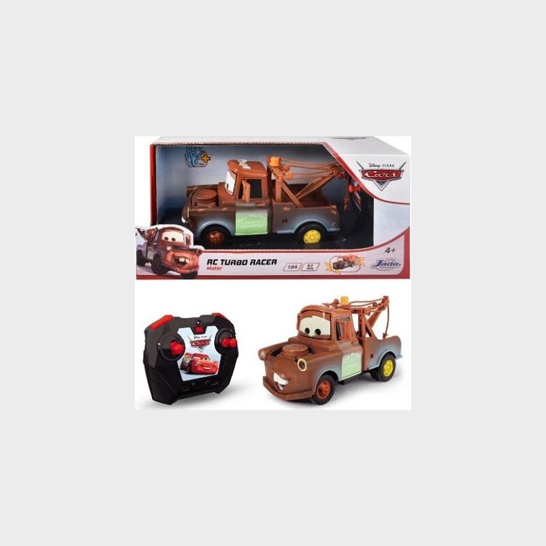 Fjernstyret Bumle Bil - Disney Cars - Turbo Racer - 1:24