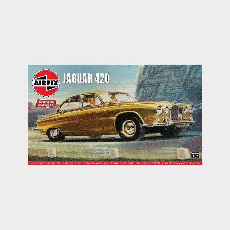 Airfix - Jaguar 420 Bil Byggest - 1:32 - A03401v