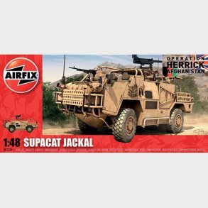 Airfix - Supacat Jackal Bil Byggest - 1:48 - A05301