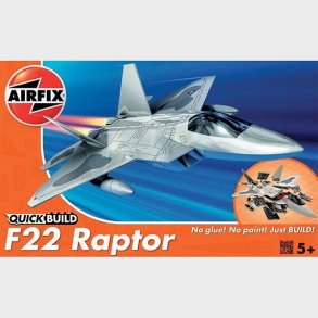 Airfix Quick Build - F22 Raptor Modelfly Byggest - J6005