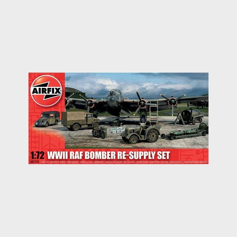 Italeri - Wwii Raf Bomber Re-supply Set - 1:72 - A05330