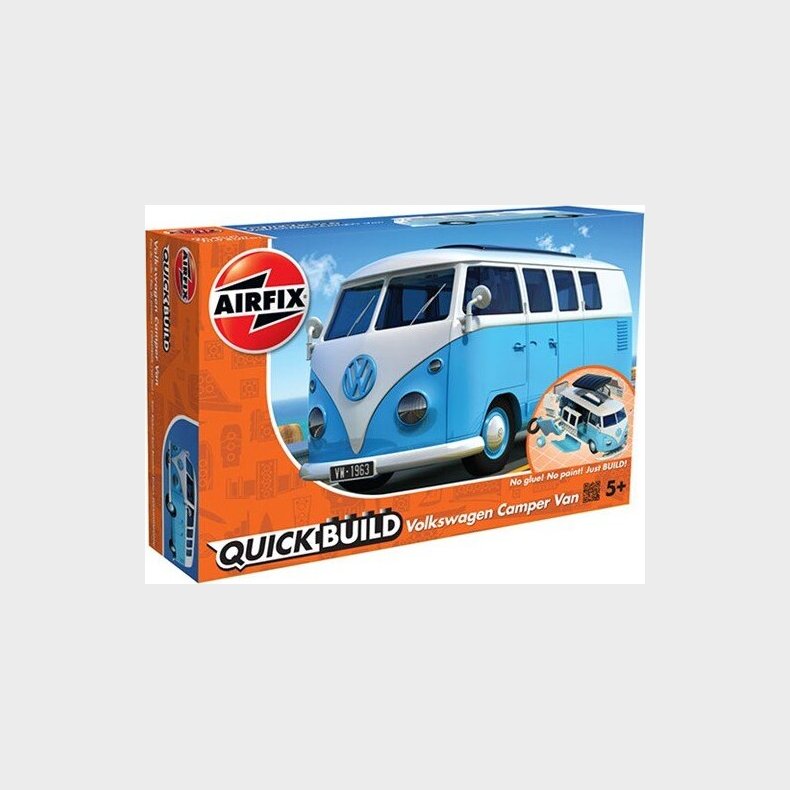 Airfix - Quick Build - Vw Camper Van - Bl - J6024