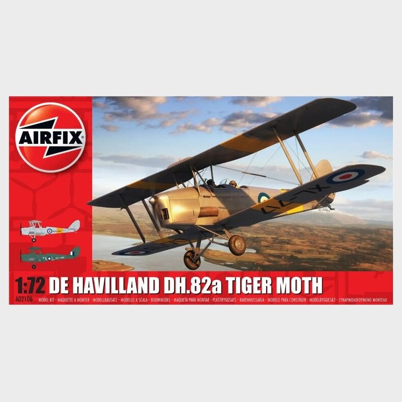 Airfix - De Havilland Tiger Moth Fly Byggest - 1:72 - A02106