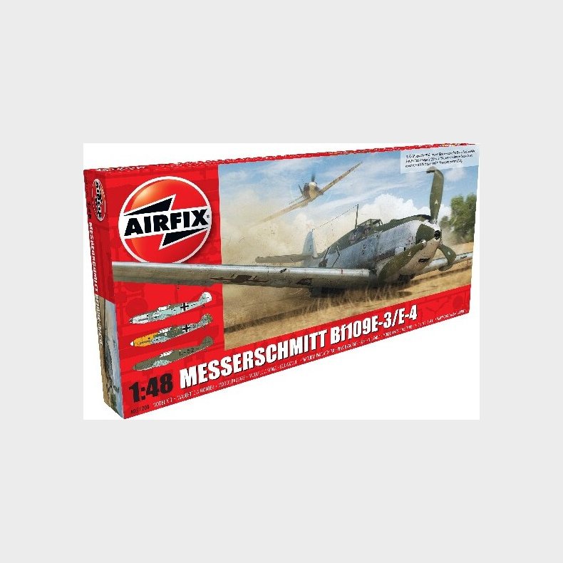 Airfix - Messerschmitt Bf109e-3 Fly Byggest - 1:48 - A05120b