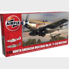 Airfix - North American Mustang Fly Byggest - 1:48 - A05137
