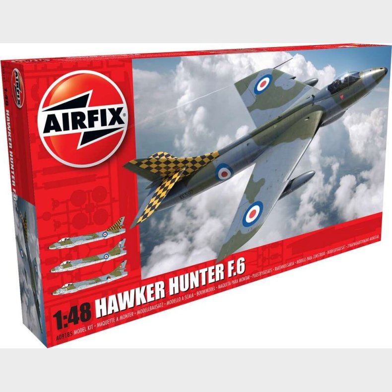 Airfix - Hawker Hunter Fly Byggest - 1:48 - A09185