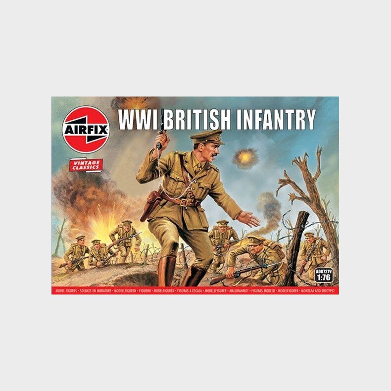 Airfix - Ww1 British Infantry - Vintage Classics - 1:76 - A00727v