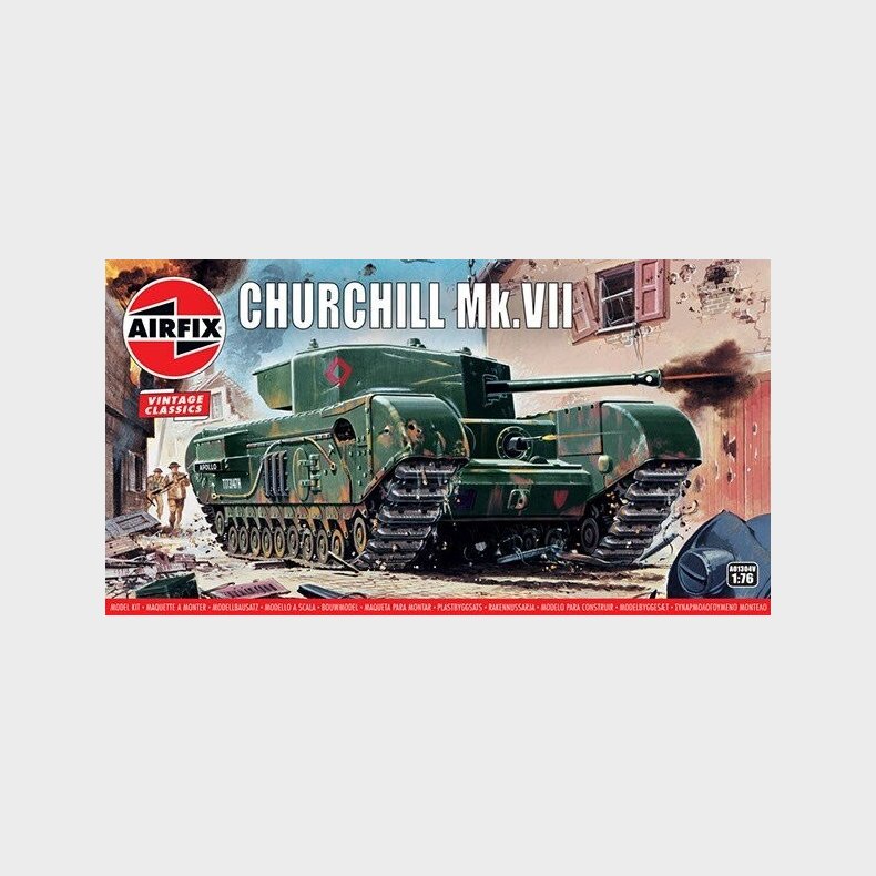 Airfix - Churchill Mk Vii Tank Byggest - 1:76 - A01304v