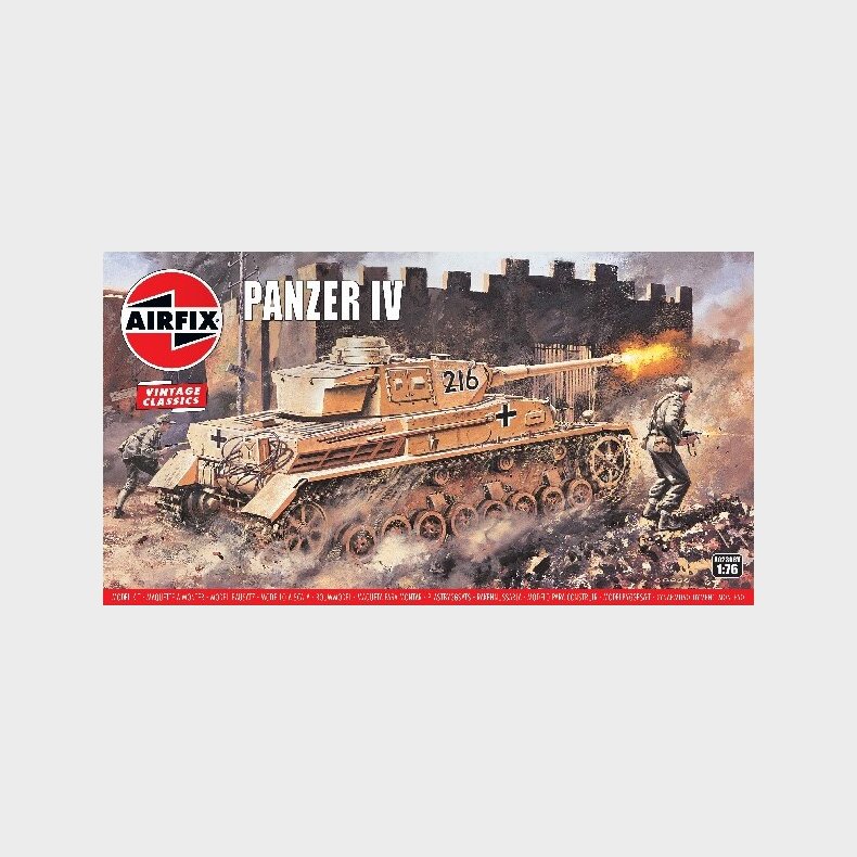 Airfix - Panzer Iv Tank Byggest - 1:76 - A02308v