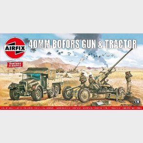 Airfix - 40 Mm Bofors Gun + Tractor - 1:76 - A02314v