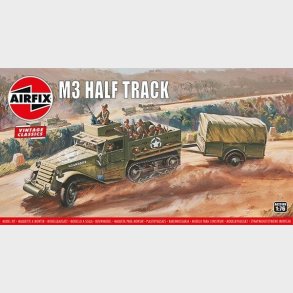 Airfix - M3 Half Track Byggest - Vintage Classics - 1:76 - A02318v