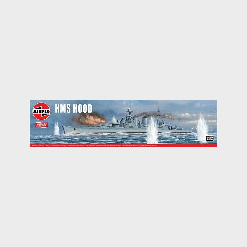 Airfix - Hms Hood Skib Byggest - 1:600 - A04202v