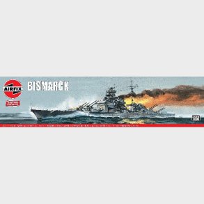 Airfix - Bismarck Skib Byggest - 1:600 - A04204v