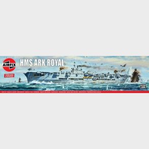 Airfix - Hms Ark Royal Skib Byggest - 1:600 - A04208v