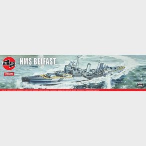 Airfix - Hms Belfast Skib Byggest - 1:600 - A04212v