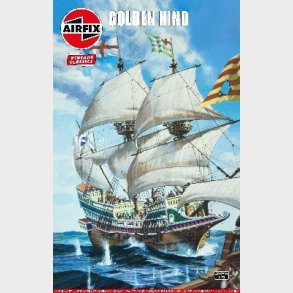 Airfix - Golden Hind Skib Byggest - 1:72 - A09258v