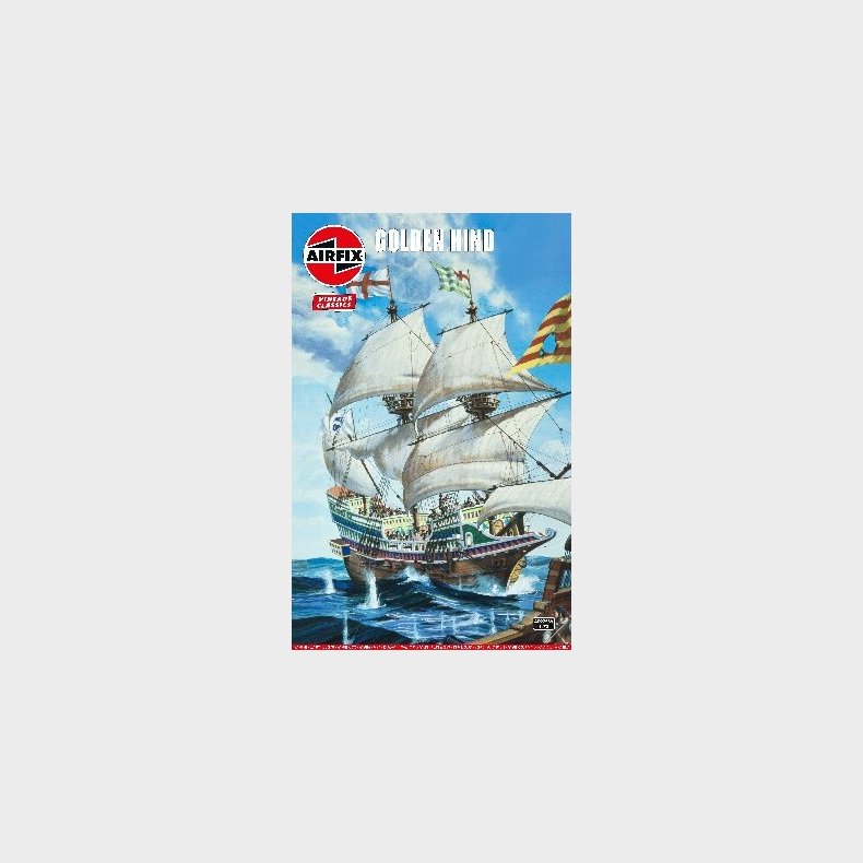 Airfix - Golden Hind Skib Byggest - 1:72 - A09258v