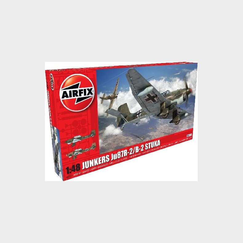 Airfix - Junkers Ju87r-2 Fly Byggest - 1:48 - A07115