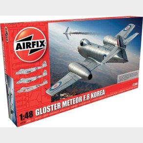 Airfix - Gloster Meteor F8 Korea Modelfly Byggest - 1:48 - A09184
