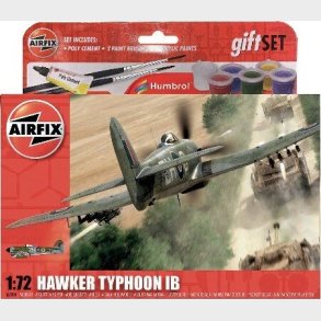 Airfix - Hawker Typhoon Ib Fly Byggest Inkl. Maling - 1:72 - A55208a