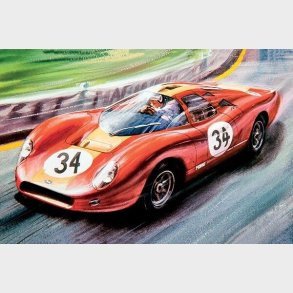 Airfix - Ford 3 Libre Gt Bil Byggest - 1:32 - A55308