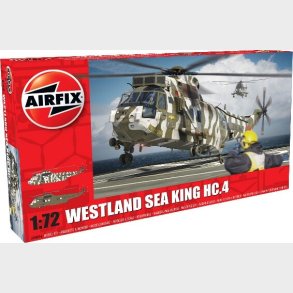 Airfix - Westland Sea King Hc.4 Helikopter Byggest - 1:72 - A04056