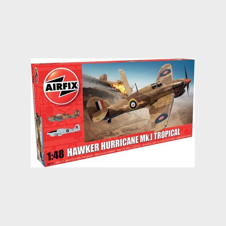 Airfix - Hawker Hurricane Mk.i Fly Byggest - 1:48 - A05129