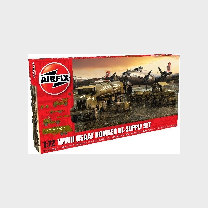 Italeri - Wwii Usaaf Bomber Re-supply Set - 1:72 - A06304