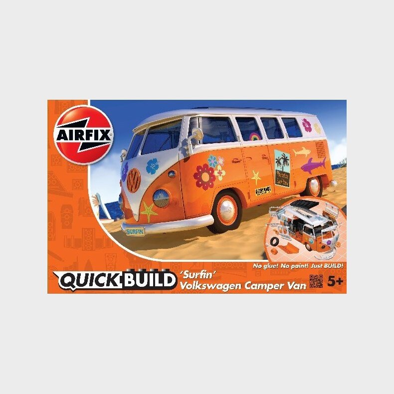 Airfix - Quick Build - Vw Camper Surfin' - J6032