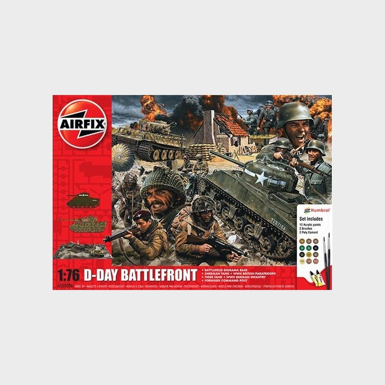 Airfix - D-day Battlefront Byggest - 1:76 - A50009a