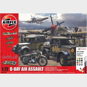 Airfix - D-day Air Assault Byggest - 1:72 - A50157a