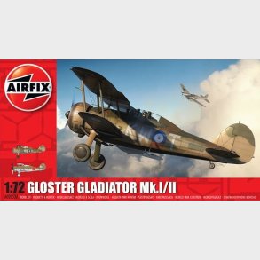 Airfix - Gloster Gladiator Fly Byggest - 1:72 - A02052a