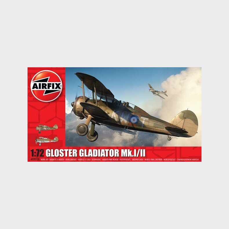 Airfix - Gloster Gladiator Fly Byggest - 1:72 - A02052a