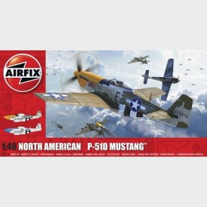 Airfix - North American F-51d Mustang Fly Byggest - 1:48 - A05138