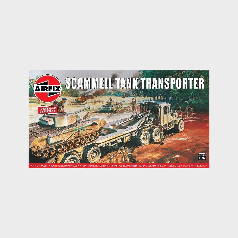 Airfix - Scammell Tank Transporter Byggest - Vintage Classics - 1:76 - A02301v