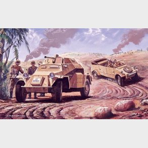 Airfix - German Reconnaissance Biler Byggest - 1:76 - A02312v