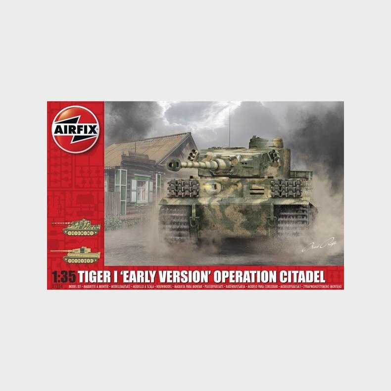 Airfix - Tiger I Tank Byggest - Operation Citadel - 1:35 - A1354