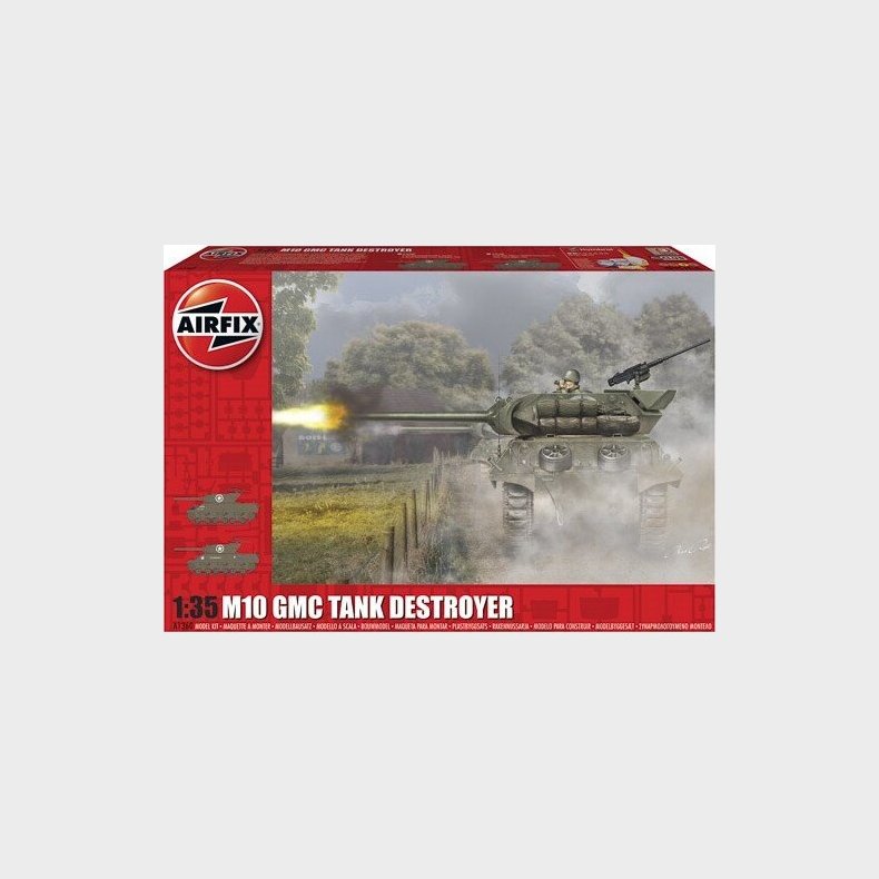 Airfix - M10 Gmc Tank Byggest - 1:35 - A1360