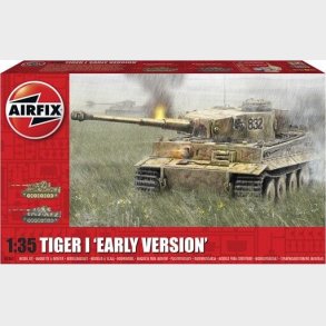 Airfix - Tiger I Tank Byggest - Early Version - 1:35 - A1363