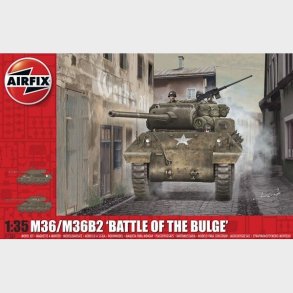 Airfix - M36 Tank Byggest - Battle Of The Bulge - 1:35 - A1366