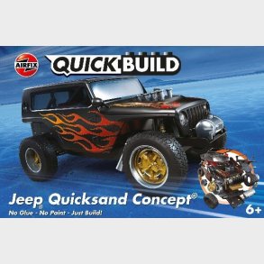Airfix - Quickbuild - Jeep Quicksand Concept Bil Byggest - J6038